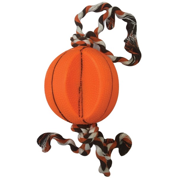 Dog ball game with rope 9cm [10501593]